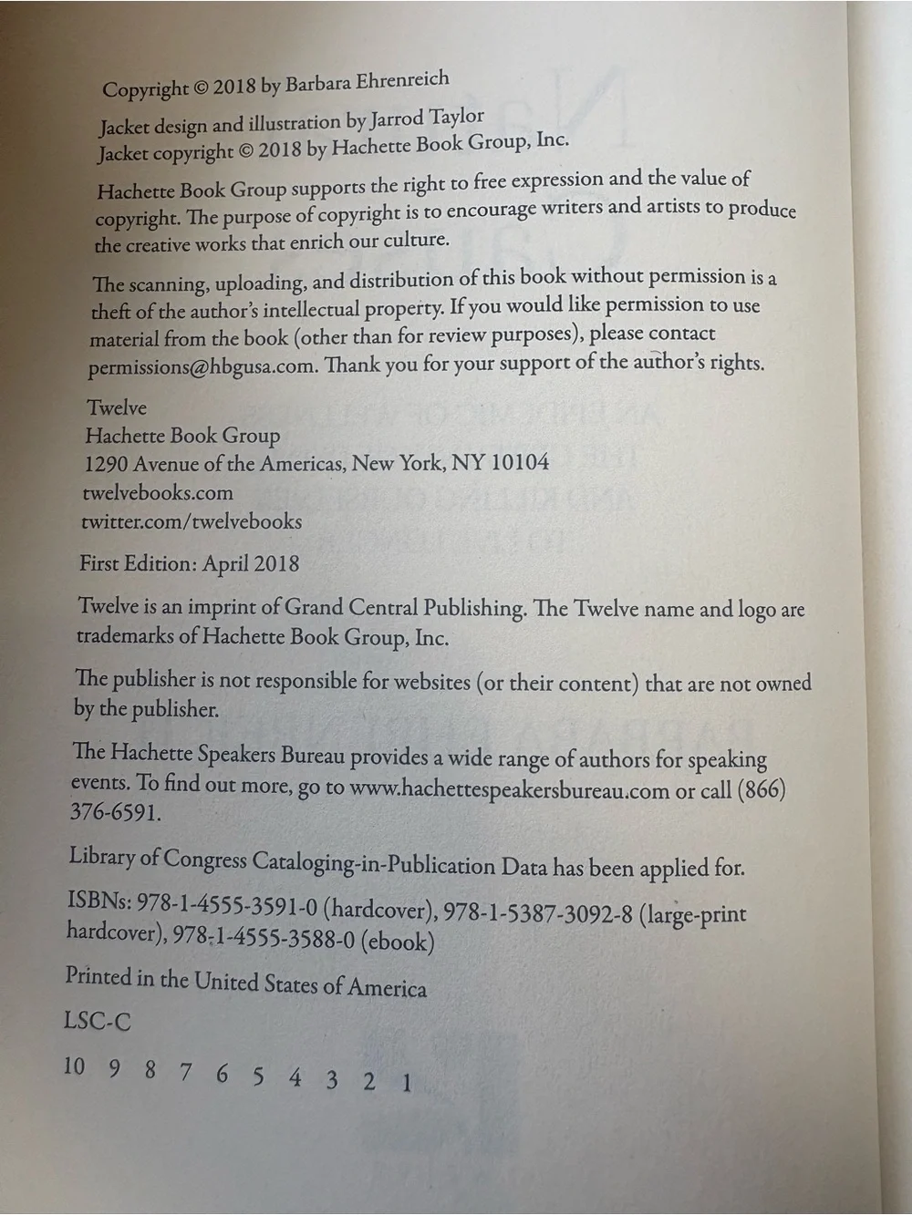 Natural Causes by Barbara Ehrenreich